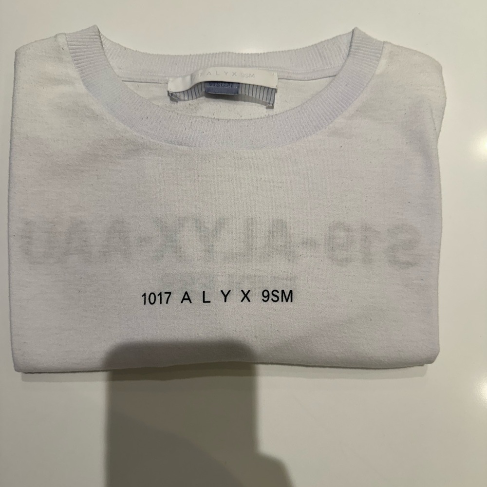 1017 ALYX 9SM White Logo T-Shirt – “ENDLESS” Back Print